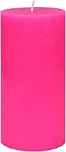 Zest Candle Pillar Candle, 3 by 6-Inch, Hot Pink