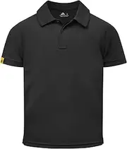 [Dekomere] Boys Polo Shirt Short Sleeve Button Down Shirt Moisture Wicking Quick Dry Golf Shirts Performance Polo Shirts