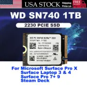 WD PC SN740 1TB M.2 2230 SSD NVMe PCIe4x4 For Steam Deck ASUS ROG Flow X Ally Z1