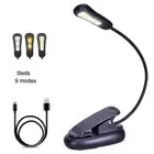 USB LED lamp dimmable 9 LEDs reading lamp book lamp music stand light reading la
