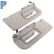 For 2019-24 Nissan Altima Beige Sun Visor Driver LH+RH Passenger W/Lights Mirror (for: Nissan)