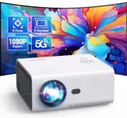 YUZINO Mini Projector with WiFi+Bluetooth, Full HD1080P Portable with ZOOM
