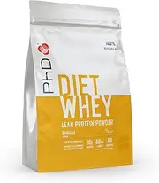 PhD Nutrition Diet Whey Protein Powder, Banana, 2 kg (Pack of 1)
