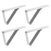Tablecloth Clips 75mm x 45mm 430 Stainless Steel Table Cloth Holder Silver 24Pcs