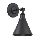 Savoy House 9-0901-1 Glenn 1 Light 12" Tall Wall Sconce - Black