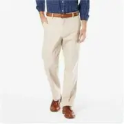 NEW MENS DOCKERS CLASSIC SIGNATURE FLAT PANTS CLOUD 279980004 SIZE 38 29