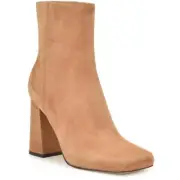 Nine West Womens Spice Suede Square Toe Dressy Mid-Calf Boots Shoes BHFO 0223