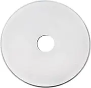 EXAOMBLE 60mm Round Cutter Blades Replacement Fabric Cutting Wheels for Sewing Leather Paper Crafts with Storage Case Silver