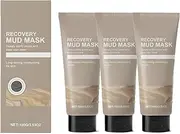 Recovery Mud Mask, Relief Mud Mask, Recovery Mud Clay Face Mask, Mud Relief Mud Mask Deep Cleansing, Mud Masks for Face, Recovery Mud Clay Face Mask Hydrating & Moisturizing (3pcs)