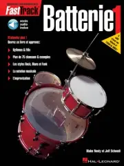 FastTrack Drums Method 1 French Edition Beginner Learn Music Lessons Book Audio