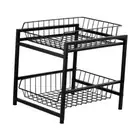Under Cabinet Organizer Shelf Under Sink Seasoning Rack Spice Rack Pull Out