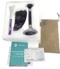 MoValues Face Massage Kit Natural Jade Amethyst Roller Beauty Facial Tools