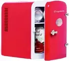 Portable Retro 6-can Mini Fridge EFMIS129 Portable Red