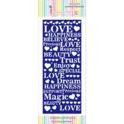 Dress My Craft Sentiments Slimline Metal Dies 1pc