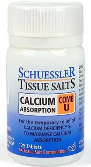 Schuessler Tissue Salts Comg U | 125 tablets