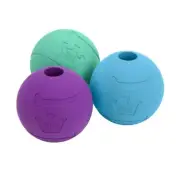 Fetch Balls Natural Rubber Toy 3-Inch 3 Count