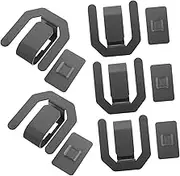 TOGEVAL 5pcs Slipper Rack Heavy Duty Clothes Rack Key Cork Heart-Shaped Buttons Multifunctional Fan Replaceable Protective Film Solid Color Crossbody Bag Air Conditioner Carbon Steel Grey