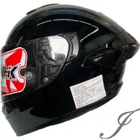 在飛比找蝦皮商城優惠-NHK K5R 素色 亮黑 全罩安全帽 超輕量 透氣