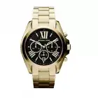 Michael Kors Bradshaw Chronograph Watch with Gold Metal Bracelet