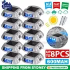8x Solar Driveway Lights Deck Pathway Lights Solar Dock LED Light Safety Light