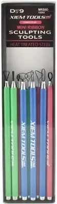 Tools USA Complete Set of Mini Ribbon Sculpting Tools, Heat Treated Steel, Se...