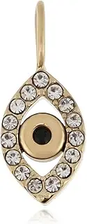 [FOSSIL] Corra OH SO CHARMING EVIL EYE Gold Tone Stainless Steel Charm, One Size, Stainless Steel, No Gemstone