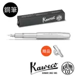 德國 𝑲𝑨𝑾𝑬𝑪𝑶 AL SPORT 系列 鋼筆 銀+銀色筆夾 KAWECO超值紙盒