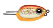 VMC Tear Drop Jig 1/4 oz - Glow Gold Fish - Ice Fishing Lure