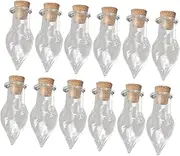 Tiny Glass Bottles with Cork Stopper Small Jars for Diy Projects Decor Storage Present