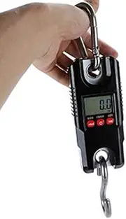 [DUUDAH] Electronic Scale,Digital Scales,Mini Portable Crane Scale Large Capacity 300kg/0.1kg LCD Display Digital Electronic Hook Hanging Scale Kitchen Scale Backlight Accurate Measurement