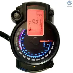 摩托車改裝儀表防水液晶改裝儀表摩托車碼表數字里程表車速表