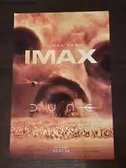 Dune Part 2 Movie Poster IMAX Fan Event Premiere 11x17