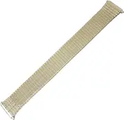 [Speidel] USA 18-22MM Silver NOS Old Stock Ultra Thin Tapered Watch Band Strap, Modern