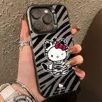 斑馬風格 HELLO KITTY 榮耀手機殼 100/90/80/70/60/50 彩色銀色 X30 X40 X50 卡