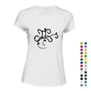 Gemini Caligraphy Zodiac Horoscope Astrological Ladies Women T Shirt Tee Top