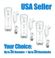 NEW Voomwa Remote + Nunchuck for Nintendo Wii & Wii U Game Controller US Seller