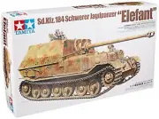 TAMIYA Elephant Heavy Tank Destroyer 1/35 Military Miniature No.325 Germany F/S