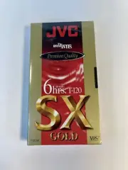NEW SEALED JVC T-120 SX VHS VCR Blank Cassette tape High Performance
