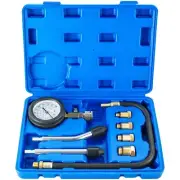 8PCS Compression Tester Kit Petrol Gas Engine 0-300 PSI Automotive Engine