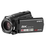 ORDRO XV80 5K 12X Optical Zoom Handycam Handheld Camera