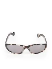 Grey Havana Oval Mirror Sunglasses