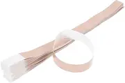 Milisten 100pcs Adjustable Comfortable Pet Tag Collars for Newborn Puppies Engraved Id Bands for Easy Identification Durable Soft Design for Various Breeds