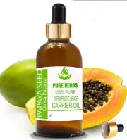 Pure Herbs Papaya Seed 100% Pure & Natural Carica Papaya Carrier Oil