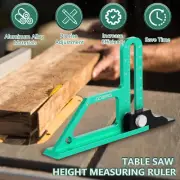 Aluminum Alloy Table Saw Height Measuring Ruler Double Scale Table Saw qrlrU