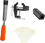 ａ aternee Golf Club Grip Vise Clamp Kit Grip Tape Remover Tool Gifts, Repair Tools Replacement Accessories, Golf Club Calibration Tool
