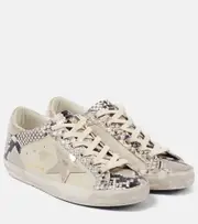 [Golden Goose] Golden Goose Super-Star snake-print leather sneakers AU 7 multicoloured