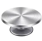 Aluminium Alloy Revolving Cake Stand 12 Inch Rotating Cake Turntable New