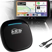 MMB CarPlay Ai Box 4.0 & Android Auto adapter, 2024 Newest,8+128GB,8-Core, Android 13 os, QCM 6125,Built-in HDMI, GPS Navigation, Support Multimedia Video/NetfIix/YouTube/Tiktok, Play Store