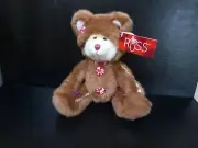 Russ Gingerbread Cookie teddy bear holiday Christmas NWT 9" plush # 22046