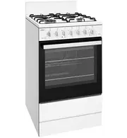 Chef 54cm Freestanding Conventional Gas Oven/Stove CFG504WBNG